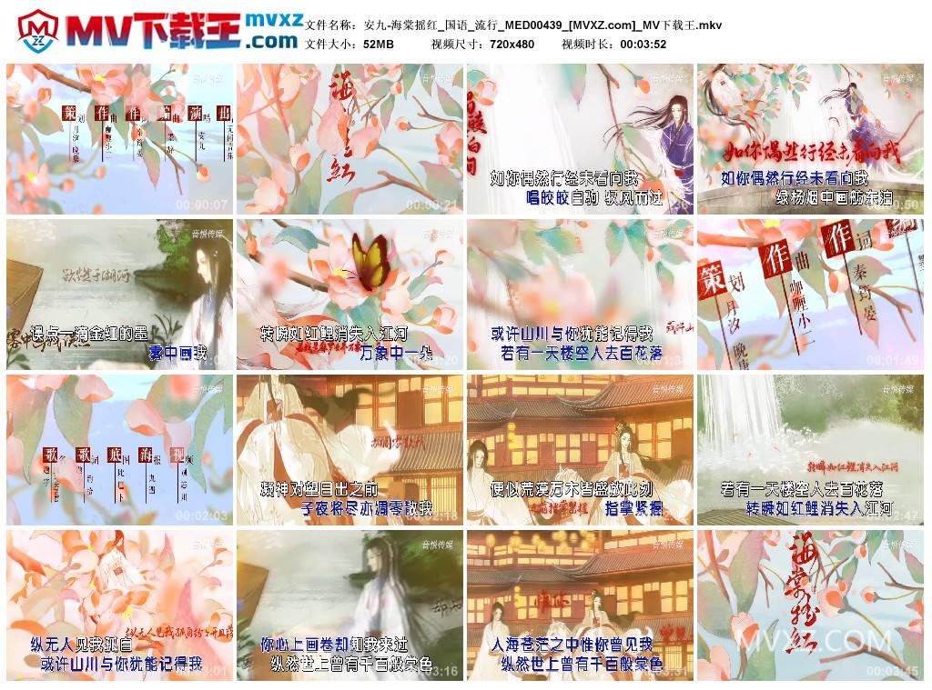 安九-海棠摇红_国语_流行_MED00439